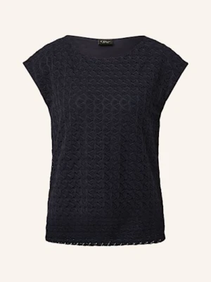 S.Oliver Black Label Koronkowy Top blau
