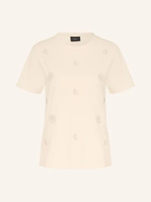 S.Oliver Black Label Koszulka Z Kamieniami Ozdobnymi weiss