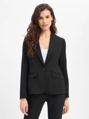 s.Oliver BLACK LABEL marynarki Mężczyźni czarny