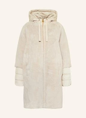 S.Oliver Black Label Płaszcz Ze Sztucznego Futra beige