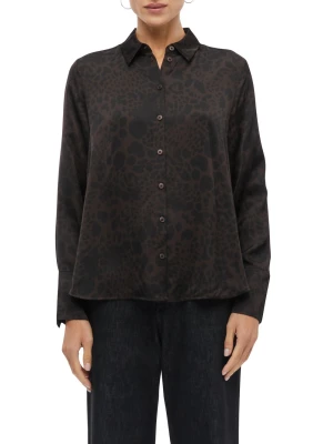s.Oliver BLACK LABEL Satynowa bluzka Kobiety Satyna brązowy