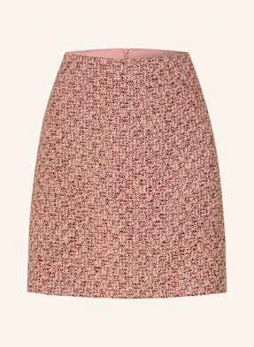 S.Oliver Black Label Spódnica Bouclé Z Błyszczącą Przędzą rosa