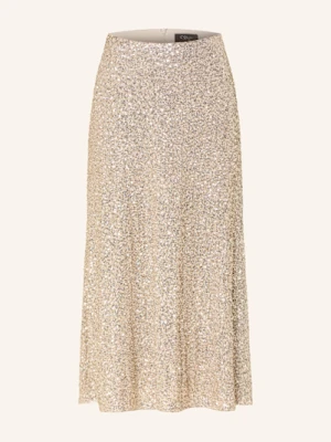 S.Oliver Black Label Spódnica Z Cekinami beige