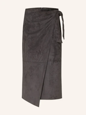 S.Oliver Black Label Spódnica Z Imitacji Skóry grau