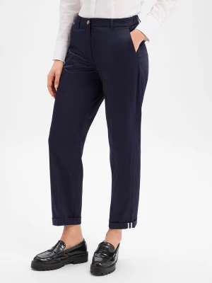 s.Oliver BLACK LABEL Spodnie chino dla kobiet Kobiety Bawełna niebieski