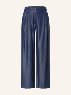 S.Oliver Black Label Spodnie Z Marlowej Tkaniny W Stylu Dżinsowym blau