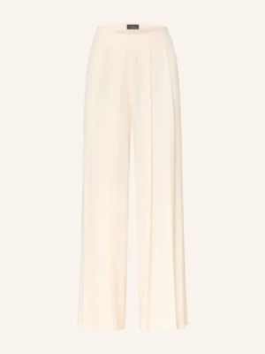 S.Oliver Black Label Spodnie Z Marszczeniami weiss