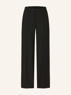 S.Oliver Black Label Spodnie Z Materiału Typu Marlene schwarz