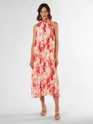 s.Oliver BLACK LABEL Sukienka damska Kobiety Sztuczne włókno czerwony|wielokolorowy wzorzysty,