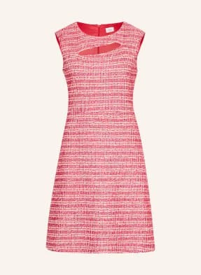 S.Oliver Black Label Sukienka Etui Z Wycięciem I Błyszczącą Przędzą pink