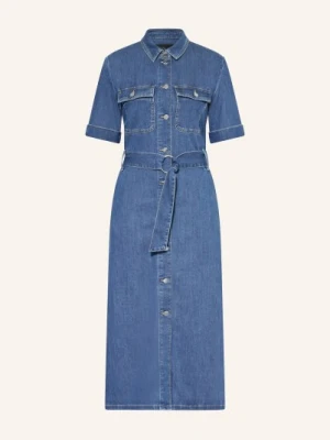 S.Oliver Black Label Sukienka Koszulowa W Stylu Jeansowym blau