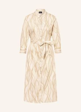 S.Oliver Black Label Sukienka Koszulowa Z Rękawami 3/4 beige