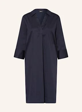 S.Oliver Black Label Sukienka Z Dżerseju Z Rękawami 3/4 blau