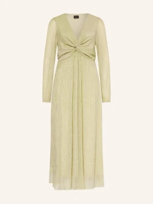 S.Oliver Black Label Sukienka Z Plisami I Brokatową Przędzą gruen