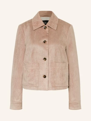 S.Oliver Black Label Żakiet Pudełkowy Z Imitacji Skóry beige