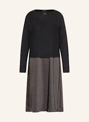 S.Oliver Black Label Zestaw: Sukienka I Sweter schwarz