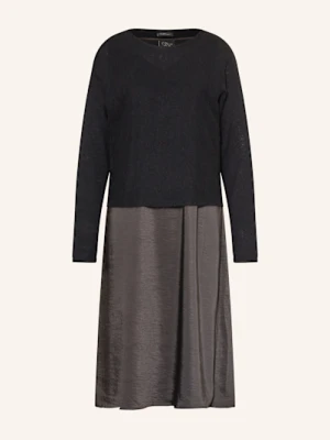 S.Oliver Black Label Zestaw: Sukienka I Sweter schwarz