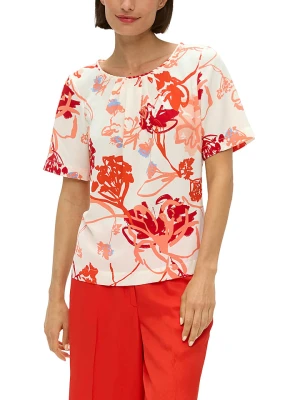 s.Oliver Bluzka w kolorze biało-czerwonym rozmiar: 38