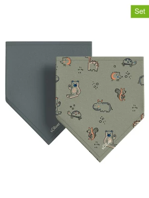 s.Oliver Chusty (2 szt.) w kolorze niebiesko-oliwkowym rozmiar: onesize