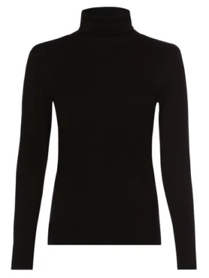s.Oliver Damska koszulka z długim rękawem Kobiety Bawełna czarny jednolity,