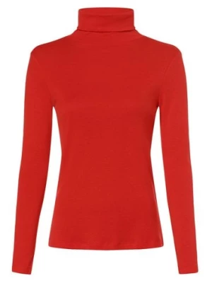 s.Oliver Damska koszulka z długim rękawem Kobiety Bawełna czerwony jednolity,
