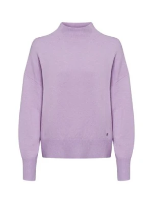s.Oliver Damski sweter z dzianiny z zawartością wełny Kobiety Bawełna lila,