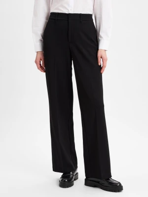 s.Oliver Damskie spodnie materiałowe Kobiety czarny jednolity,