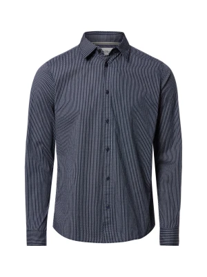 s.Oliver koszula codzienna Mężczyźni Slim Fit Bawełna niebieski | biały