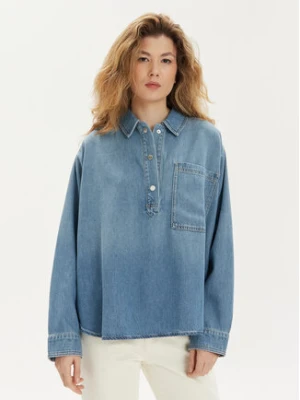 s.Oliver Koszula jeansowa 2140995 Niebieski Loose Fit