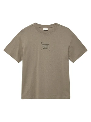 s.Oliver Koszulka w kolorze khaki rozmiar: 158 / 164