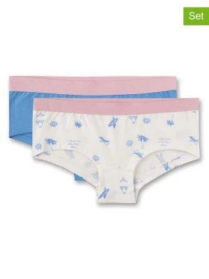 s.Oliver Pełne majtki (2 pary) w kolorze białym i niebieskim rozmiar: 128