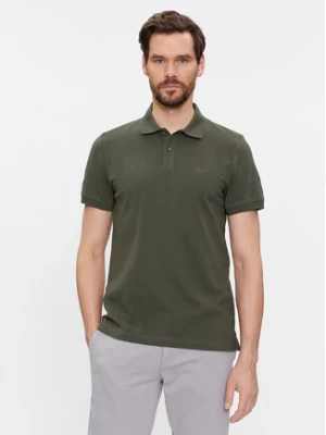 s.Oliver Polo 2138262 Zielony Regular Fit