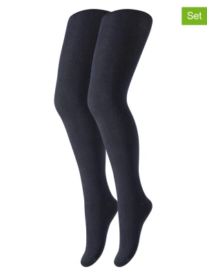 s.Oliver Rajstopy (2 pary) w kolorze granatowym rozmiar: 122/128