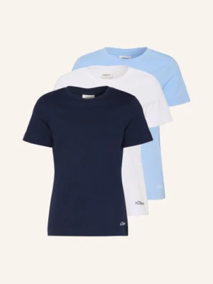 S.Oliver Red 3-Pak Koszulek blau