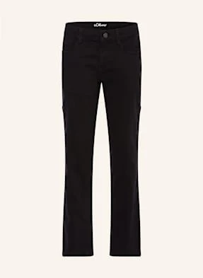 S.Oliver Red Jeansy Regular Fit schwarz