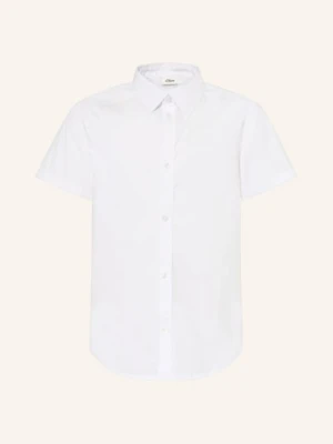 S.Oliver Red Koszula Z Krótkim Rękawem Slim Fit weiss