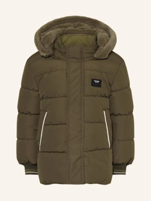 S.Oliver Red Kurtka Pikowana Z Odpinanym Kapturem braun