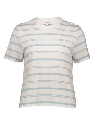 S.OLIVER RED LABEL Koszulka w kolorze biało-błękitnym rozmiar: 36