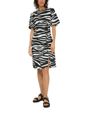 S.OLIVER RED LABEL Sukienka w kolorze biało-czarnym rozmiar: 34