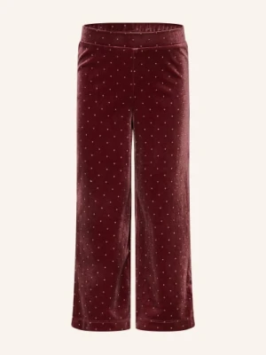 S.Oliver Red Spodnie Samoszwowe Z Kamieniami Ozdobnymi rot