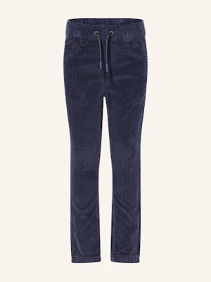 S.Oliver Red Spodnie Sztruksowe blau