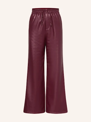S.Oliver Red Spodnie W Stylu Dresowym Z Imitacji Skóry rot