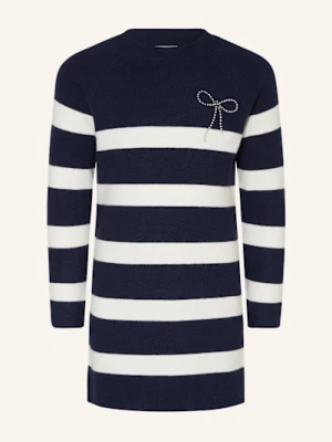 S.Oliver Red Sukienka Z Dzianiny Z Ozdobnymi Kamykami blau