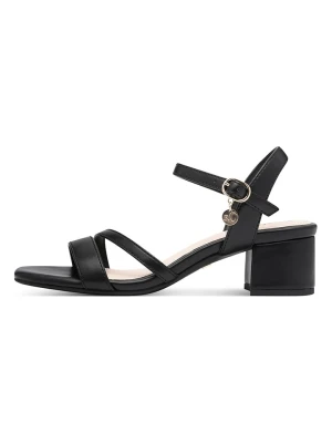 s.Oliver Sandały w kolorze czarnym na obcasie rozmiar: 37