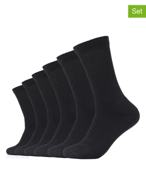 s.Oliver Skarpety (6 par) w kolorze czarnym rozmiar: 43-46