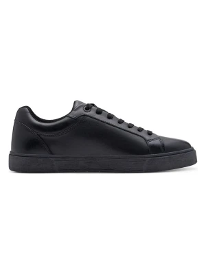 s.Oliver Skórzane sneakersy w kolorze czarnym rozmiar: 45