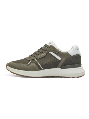 s.Oliver Skórzane sneakersy w kolorze khaki rozmiar: 42