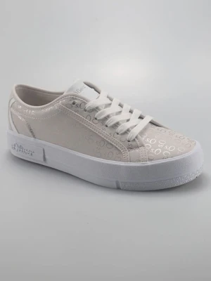s.Oliver Sneakersy w kolorze szaro-srebrnym rozmiar: 40