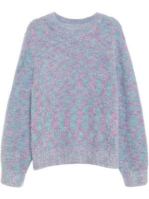 s.Oliver Sweter w kolorze fioletowo-błękitno-różowym rozmiar: 116/122