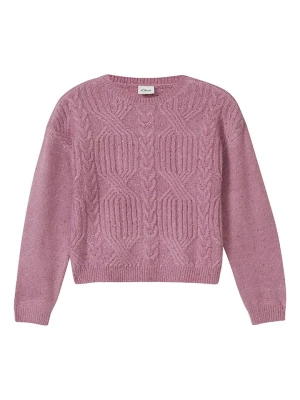 s.Oliver Sweter w kolorze różowym rozmiar: 134/140